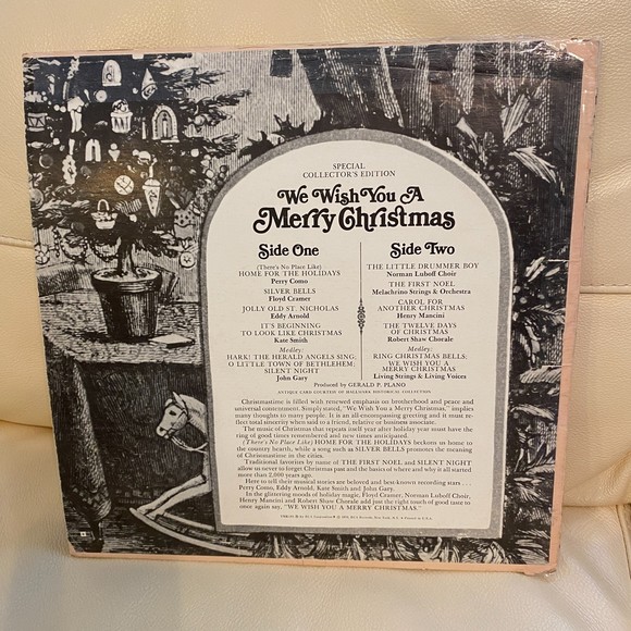 Vintage "We Wish You A Merry Christmas" Vinyl LP Record 33 RPM 1970 - Picture 3 of 9